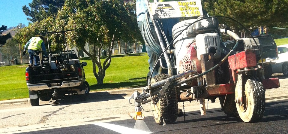 Precision striping Precision striping